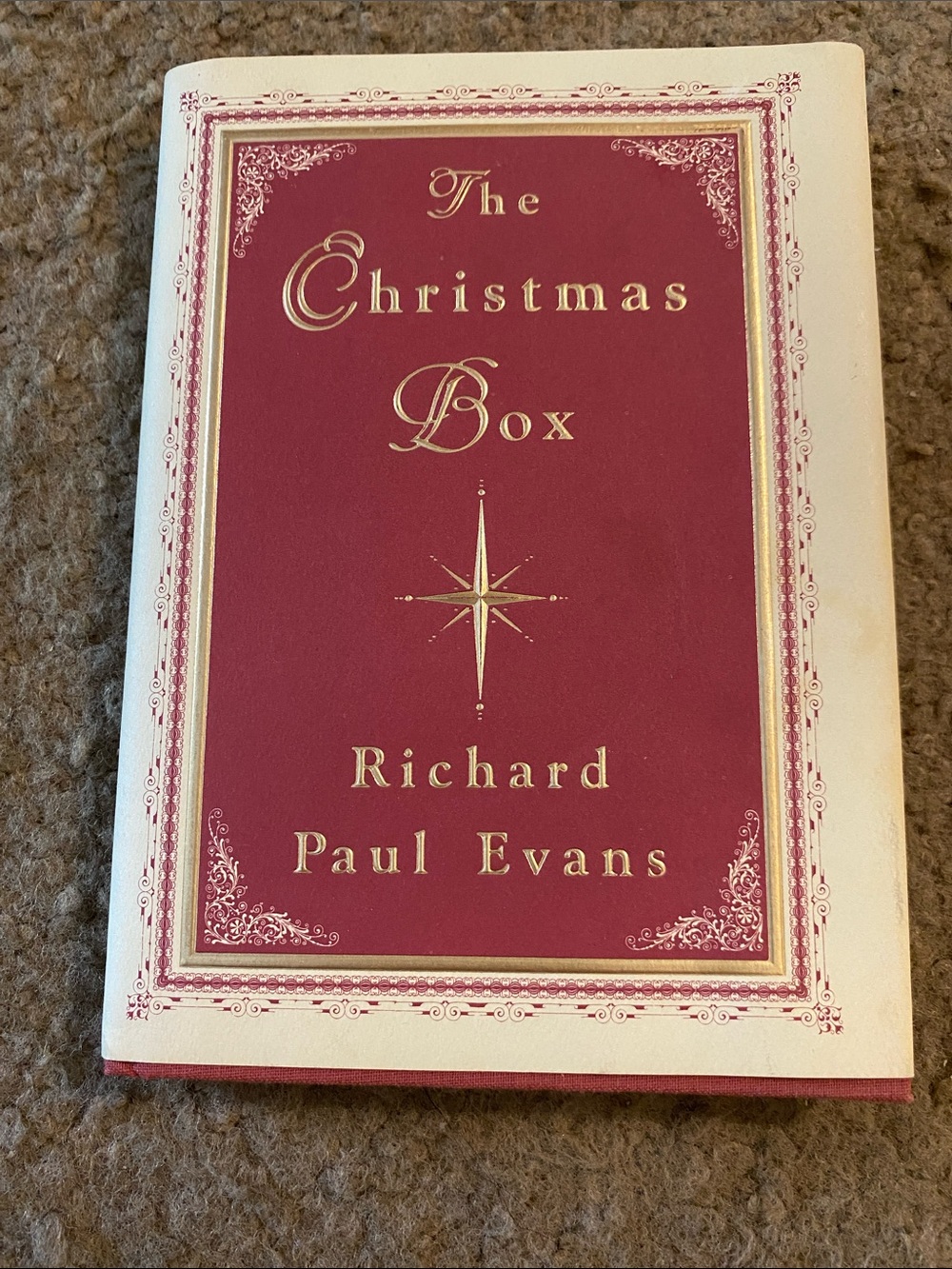 The Christmas Box by Richard Paul Evans - Red and Cream Hardcover